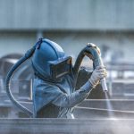 Mobiles Sandstrahlgerät - Unterweisung / Arbeitsanweisung Safeguard | Unterweisungen für mehr Arbeitssicherheit – Unterweisung Mobiles Sandstrahlgerät