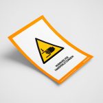 Kostenloser Aushang Warnung vor Handverletzungen