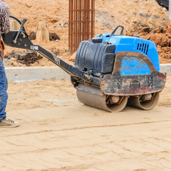 Rüttelwalze / Vibrationswalz handgeführt Unterweisung / Arbeitsanweisung (Vorlage)