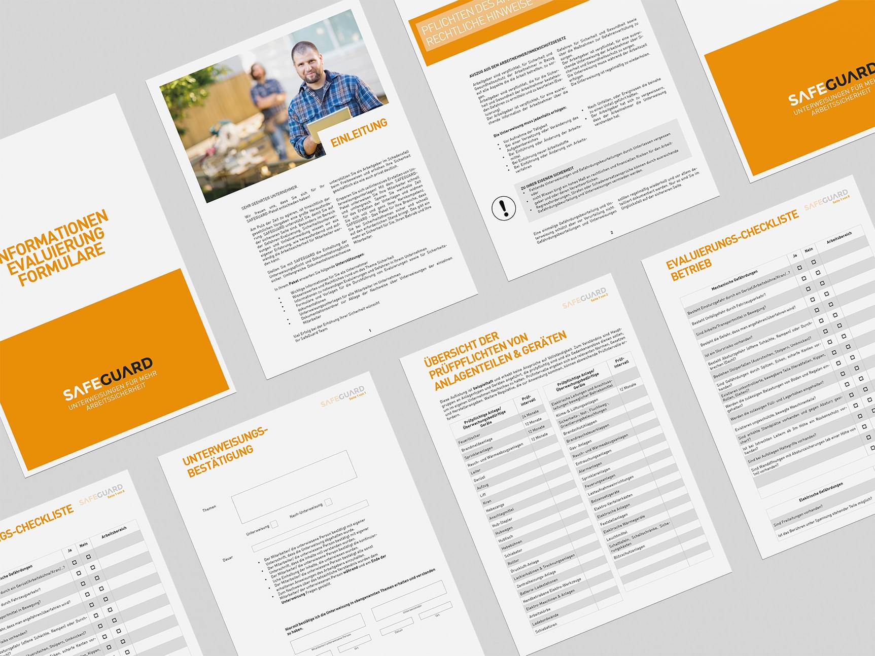 Inhaltsvorschau des SAFEGUARD Tool-Ordners Büro für Verantwortliche