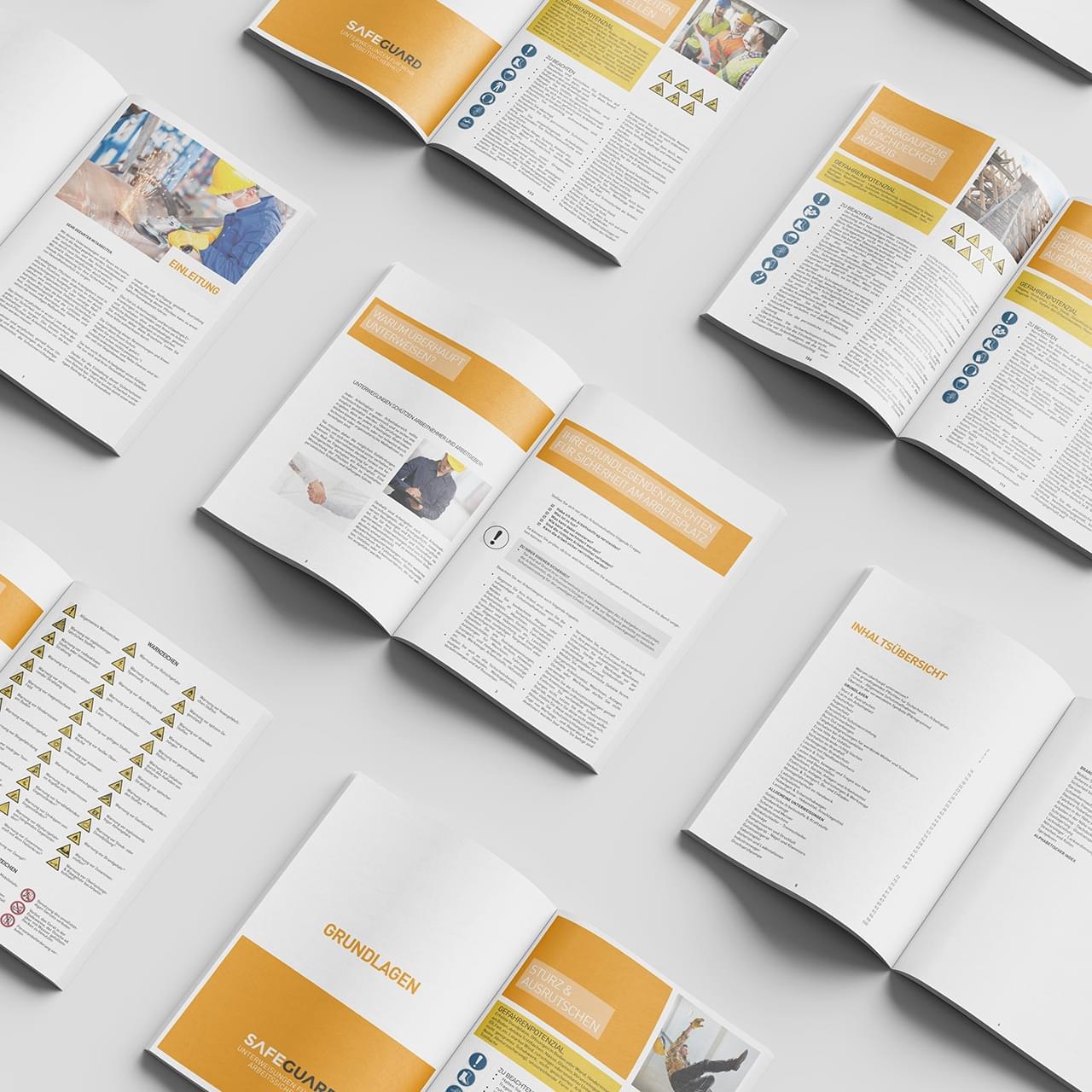 Vorschau des Inhalts der Unterweisungsbroschüre für die Montage Photovoltaik und Solar