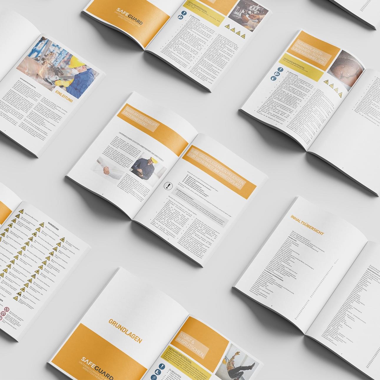 Vorschau des Inhalts der Unterweisungsbroschüre für Bäckerei & Café - Konditorei - Patisserie